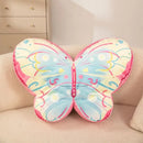 Axyaa High-Elastic Velvet Butterfly Alien Girl Style Sofa Pillow for Living Room