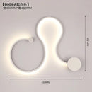 Axyaa Nordic Curve Wall Lamp for Living Room Bedroom Home Decor
