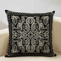 Axyaa Geometric Aztec Bohemian Print Cushion Cover 45x45cm Linen Pillowcase