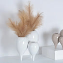 Axyaa Ceramic Bubble Vase Set - Abstract Handicraft Flower Arranger