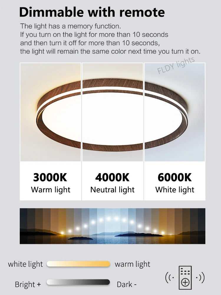 Axyaa Smart LED Ceiling Light | Modern Home Lighting for Living Room, Bedroom, Kitchen