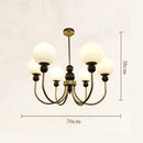 Axyaa Retro Cream Pendant Light for Home and Hospitality Spaces