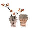 Axyaa Geometric Gradient Glass Flower Vase - Home Decor Accessory