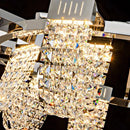 Axyaa Modern Crystal Pendant Chandelier for Living and Dining Room Lighting