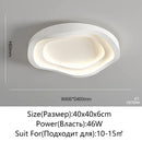Axyaa LED White Ceiling Light for Modern Home Lighting - Indoor Room Lamp