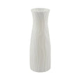 Axyaa Ceramic-Style Plastic Flower Vase for Living Room Decor & Flower Arrangements