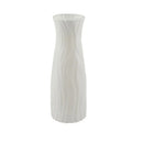 Axyaa Ceramic-Style Plastic Flower Vase for Living Room Decor & Flower Arrangements