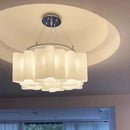 Axyaa Glass Pendant Ceiling Lamp for Living Dining Room