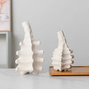 Axyaa Ceramic Geometry Vase - Modern Handcrafted Home Decor Accessory
