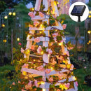 Champagne Rose Vine Fairy Lights by Axyaa - Indoor Outdoor Holiday Wedding Decor