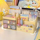 Kawaii Axyaa Desktop Stationery Organizer Pencil Storage Box Drawer Cute Ins Box