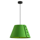 Axyaa Circular PET Acoustic Felt Pendant Light for Office, Restaurant, Cafe