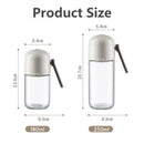 Axyaa Glass Salt & Pepper Shakers 0.5g Metering Seasoning Bottle - Household Kitchen.randn