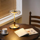 Axyaa Nordic Antique Style Desk Lamp Retro Luxury Walnut Copper Dining Room Lamp