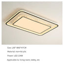Axyaa Modern Acrylic LED Ceiling Lamp for Luxury Living Room and Bedroom