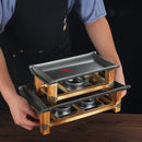 Axya Non-Stick Grilling Wok Plate Set for BBQ, Oven, and Stovetop