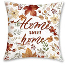 Axyaa Autumn Short Plush Pillowcase for Home Decor