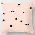 Axyaa Geometric Pattern Plush Cushion Cover for Home Decor 45x45cm