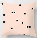Axyaa Geometric Pattern Plush Cushion Cover for Home Decor 45x45cm