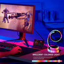 Axyaa Spiral Art RGB Table Lamp for Studio Desk