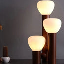 Axyaa Wrought Iron Glass Desk Lamp - Modern Hotel Bedroom Lighting