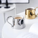 Axyaa Electroplated Ceramic Coffee Cup - Nordic Light Luxury, Personalized Gift Mug