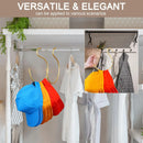 Axyaa Cap Storage Rack: Durable Aluminum Hat Organizer for Closet - Space-Saving Hat Holder