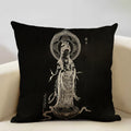 Retro Art Linen Cushion Cover 45 * 45 for Living Room Bedroom Decor with Axyaa Brand