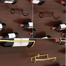 Axyaa Wall-Mounted Wine Rack Holder for Wine Cellar Display and Storage