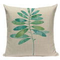 Axyaa Tree Green Cushion Cover: Green Decorative Flower Sofa Car Pillow