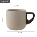 Axyaa Camellia Flower Coffee Cup and Saucers: Delicate Stoneware Latte Mug for Afternoon Tea