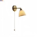 Axyaa Ceramic Shade LED Wall Lamp: Up Down Rotate Light for Living Room, Bathroom, Stairway