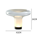 Axyaa Modern Jellyfish Glass Mushroom LED Bedside Lamp