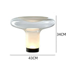 Axyaa Modern Jellyfish Glass Mushroom LED Bedside Lamp
