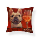 Axyaa Dog Breed Pillowcase Covers Set - Home Decorative Linen Cushion Case