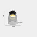 Axyaa Amber Glass LED Pendant Lights: Modern Nordic Hanging Lamp for Home Decor