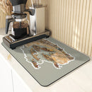 Axyaa Absorbent Anti-slip Dish Drying Mat for Kitchen & Bathroom