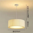 Axyaa Fabric Design Modern Art Chandelier for Bedroom & Living Room