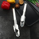 Axyaa Stainless Steel Food Tongs: Barbecue & Buffet Essential
