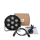 Axyaa LED Par Stage Wash Light 8pcs: 7X12w/7X18W RGBW for DJ Disco Wedding Nightclub