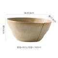 Axyaa Handmade Rough Pottery Irregular Bowl Set for Molecular Cuisine Tableware