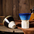 Axyaa Retro Coarse Pottery Coffee Cup - Creative Kiln Ceramic Latte Cup