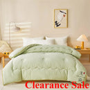 Axyaa Silk Quilt: Super Soft All-Seasons Quilt with Knitted Cotton Fabric