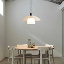 Axya Modern Nordic Glass Chandelier in Milk White for Living Room & Bedroom