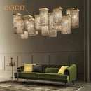 Axyaa Luxury Crystal Chandelier for Restaurant, Bar, Villa - Modern Art Personality