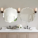 Axyaa Beveled Mirror Glass Wall Mirror for Bathroom Living Room Entryway Hall