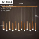 Axyaa LED Wooden Chandelier for Kitchen Dining Living Bedroom Lighting