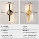 Axyaa Nordic LED Wall Lamp: Modern Indoor Lighting for Home Bedroom, Living Room, Luxurious Decor