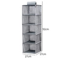 Axyaa Hanging Storage Shelves Clothes Organizer Drawer Closet Box