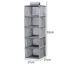 Axyaa Hanging Storage Shelves Clothes Organizer Drawer Closet Box